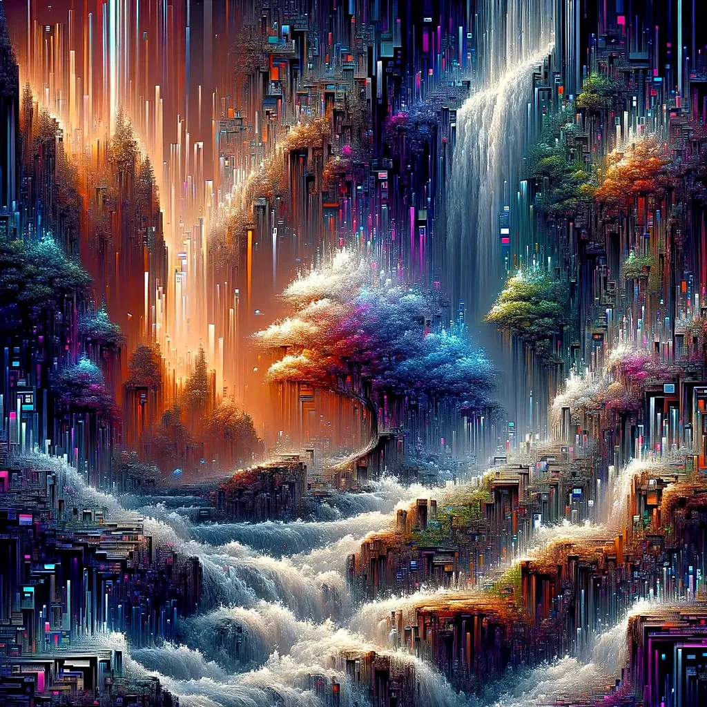 Pixel Paradise Panorama