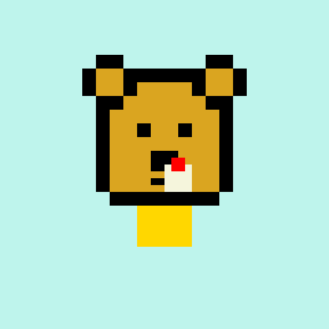 Pixel Bear #69166