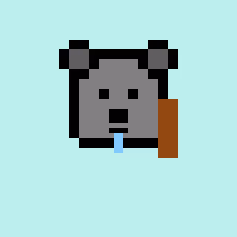 Pixel Bear #37215