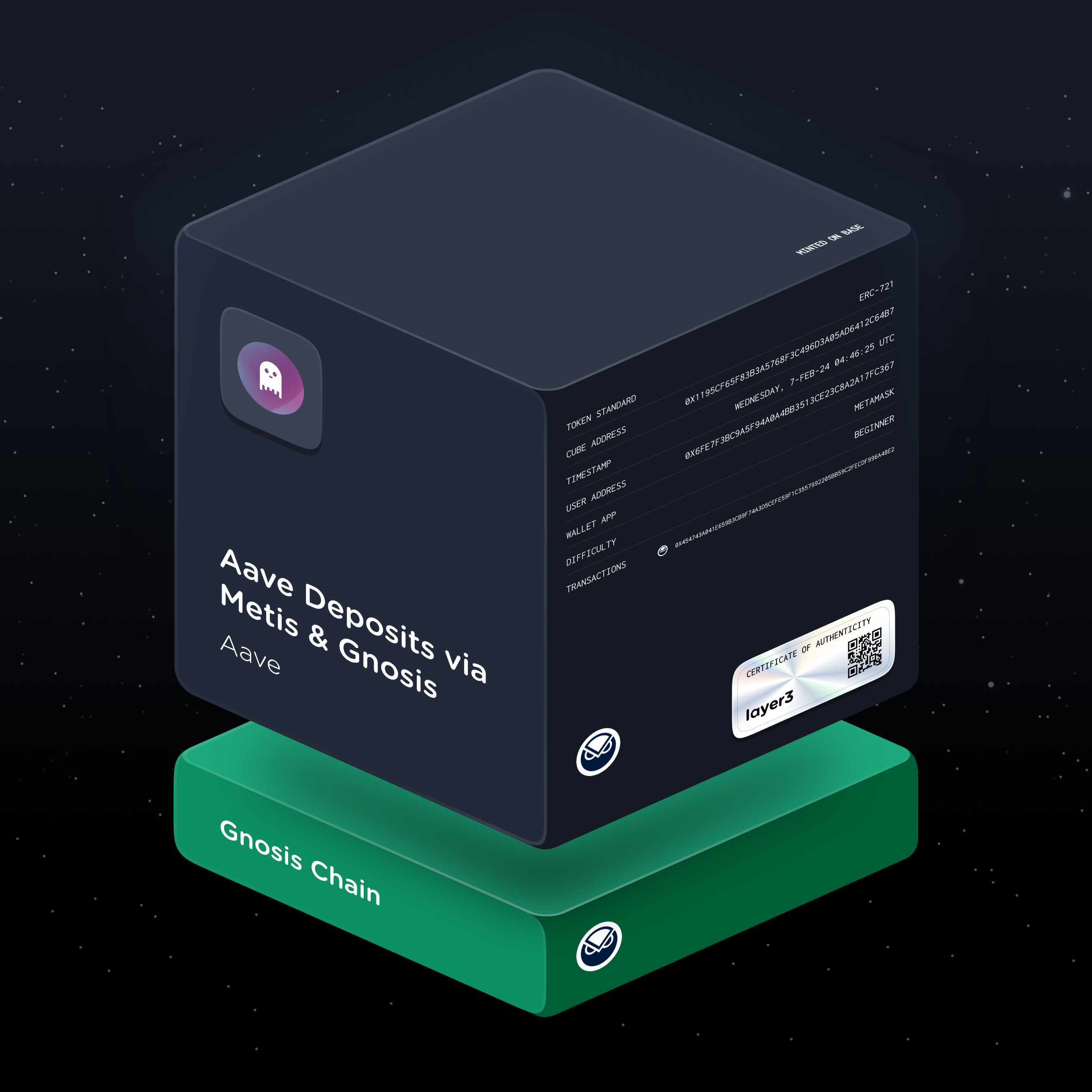 Aave Deposits via Metis & Gnosis