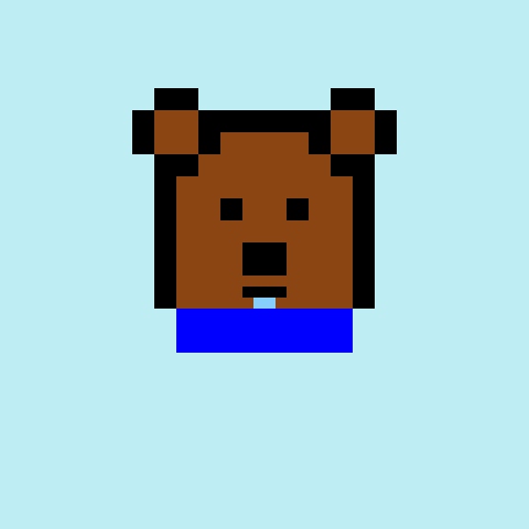 Pixel Bear #50352