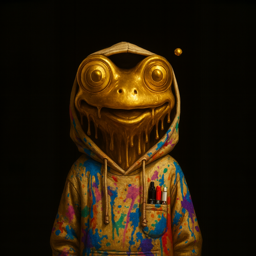 Golden Artist Frog