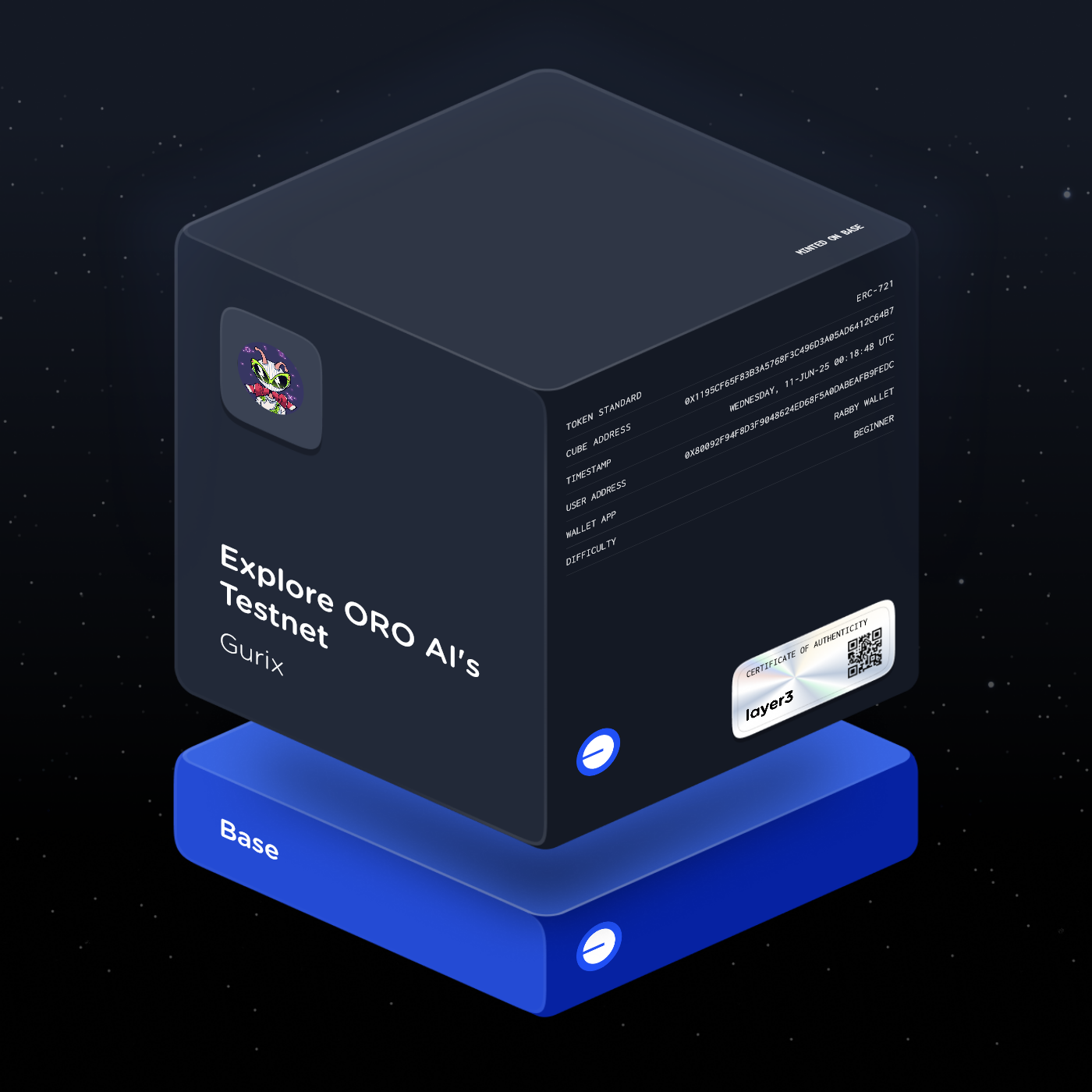 Explore ORO AI's Testnet