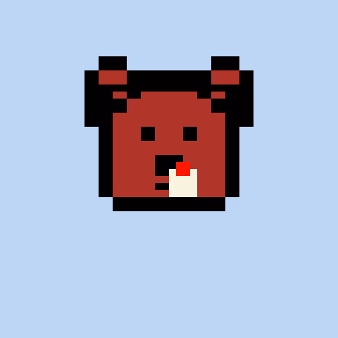 Pixel Bear #47752