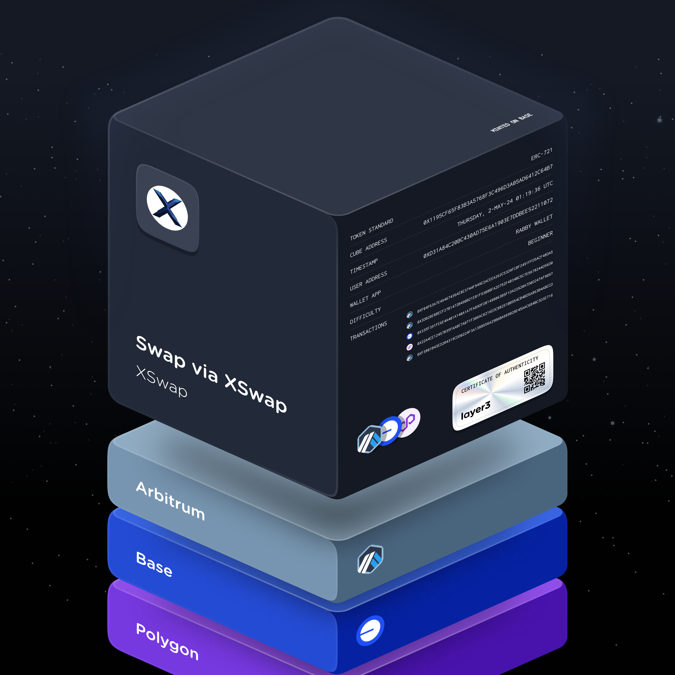 Swap via XSwap
