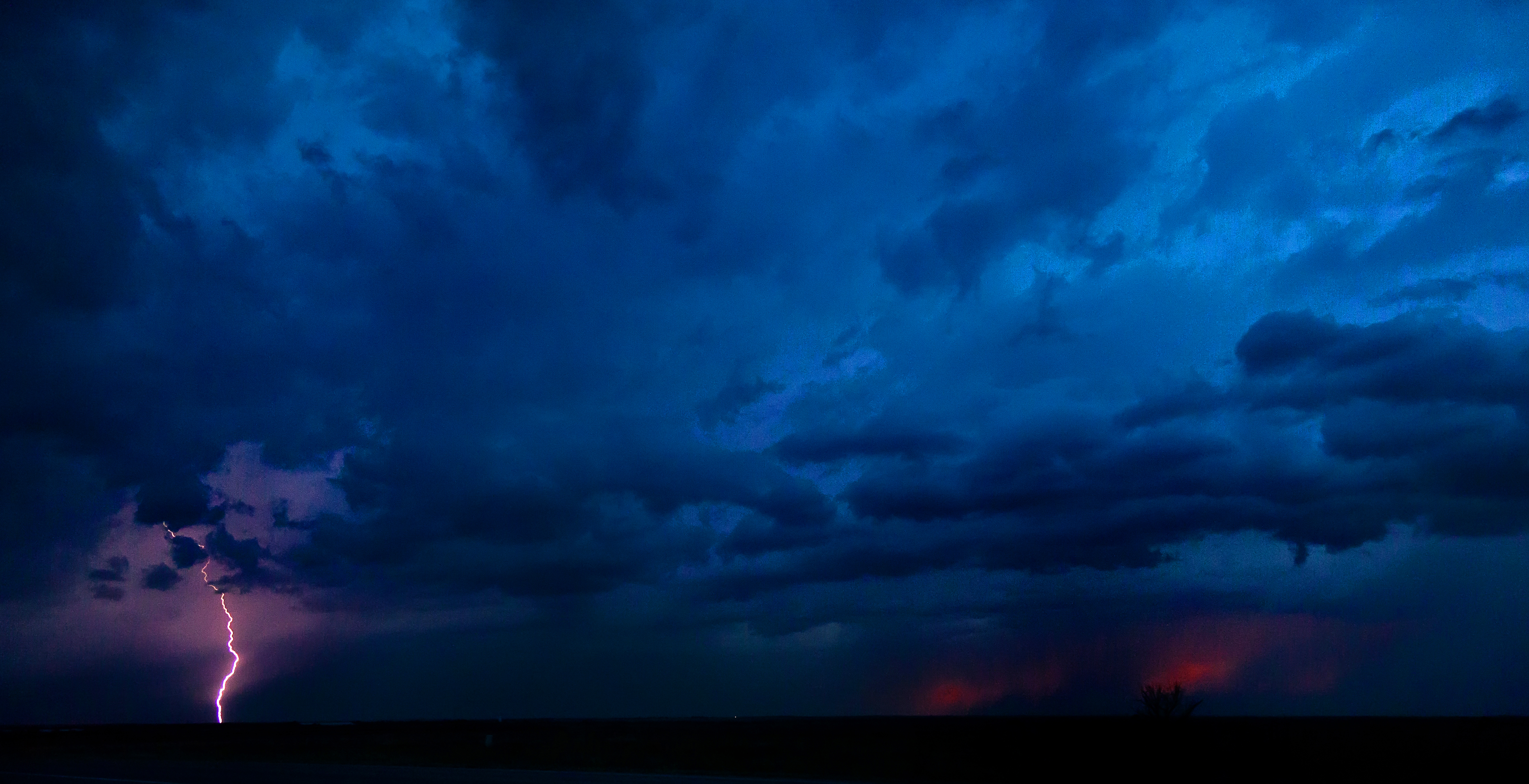Lightning, Storm, and Sunset #43