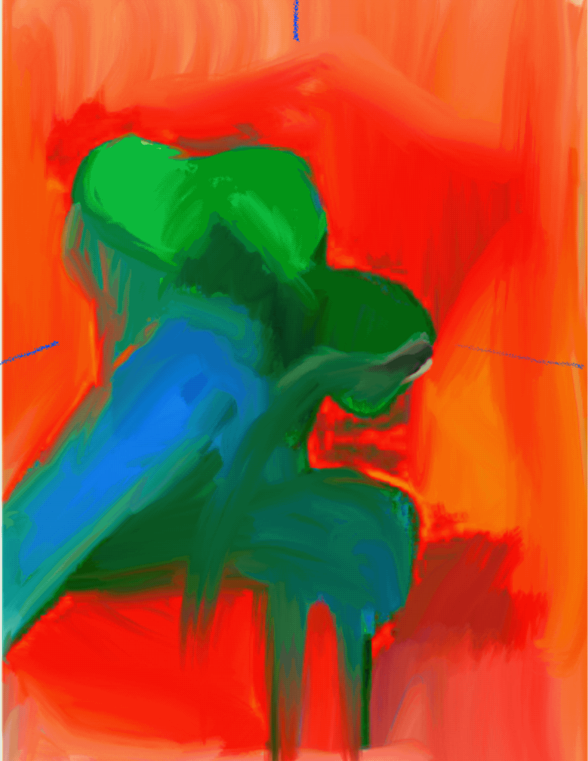 STUDIES FOR A PEPE CRUXIFICTION I