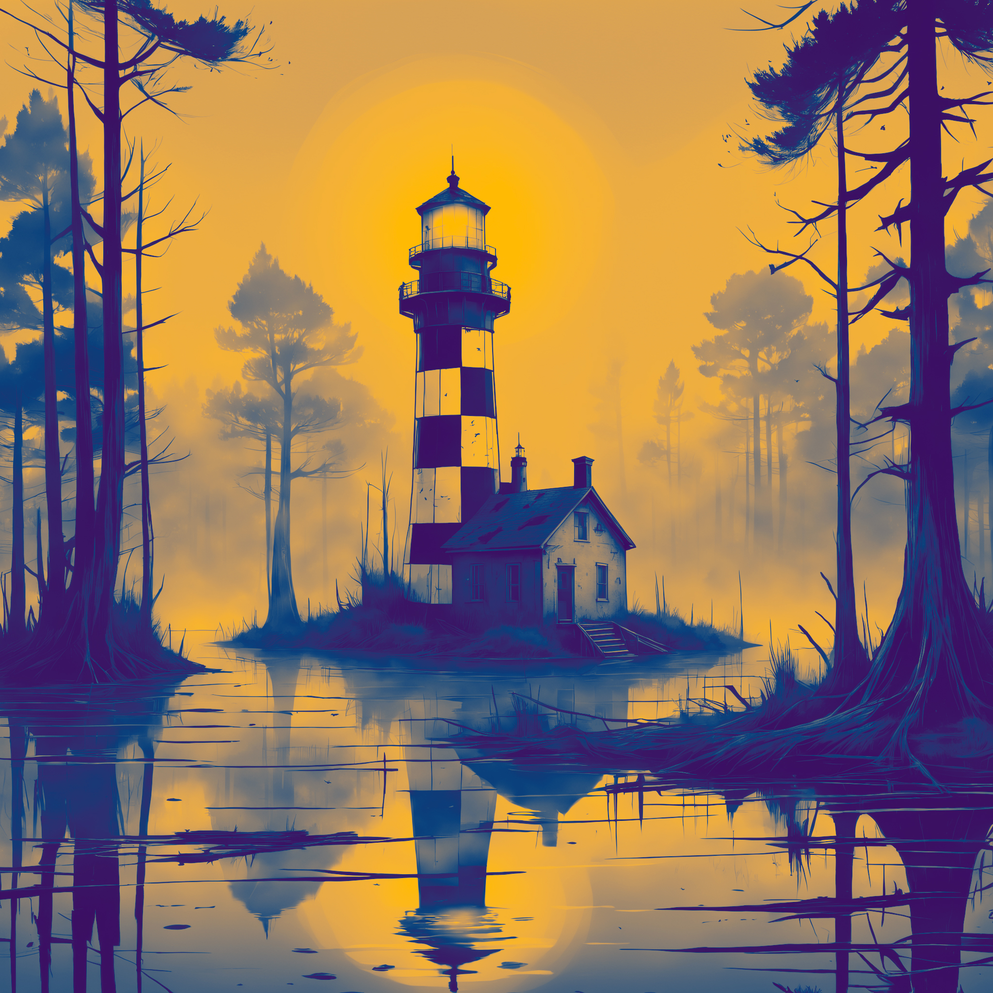Forest lighthouse