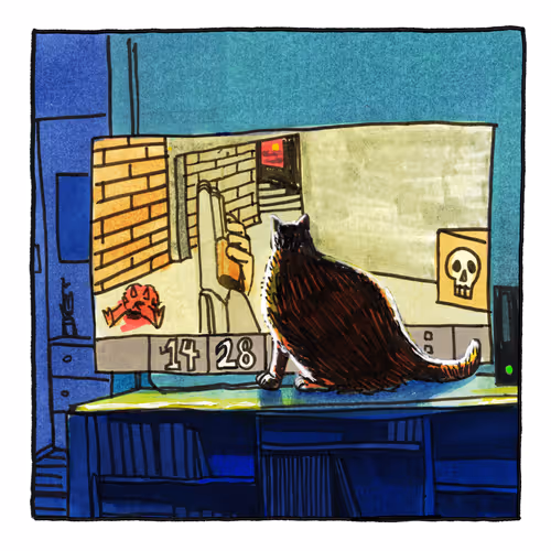 DOOM Kitty Sketch