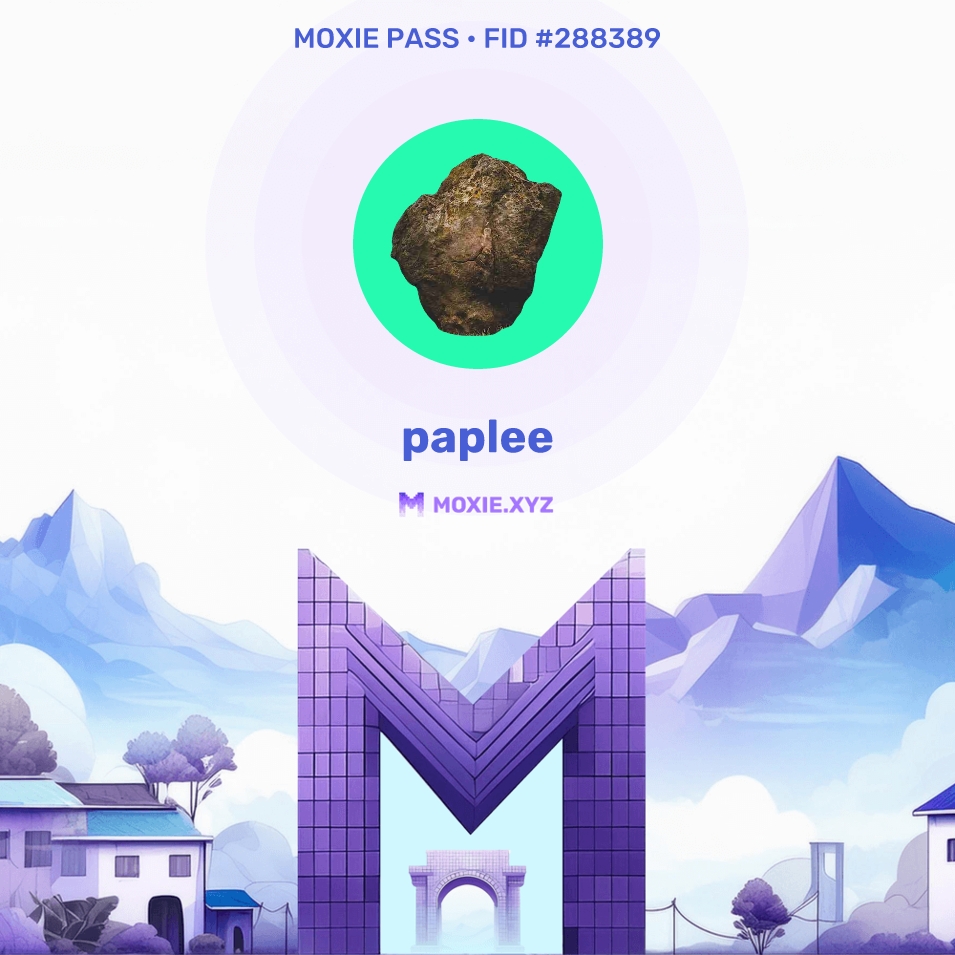 Moxie Pass # 288389