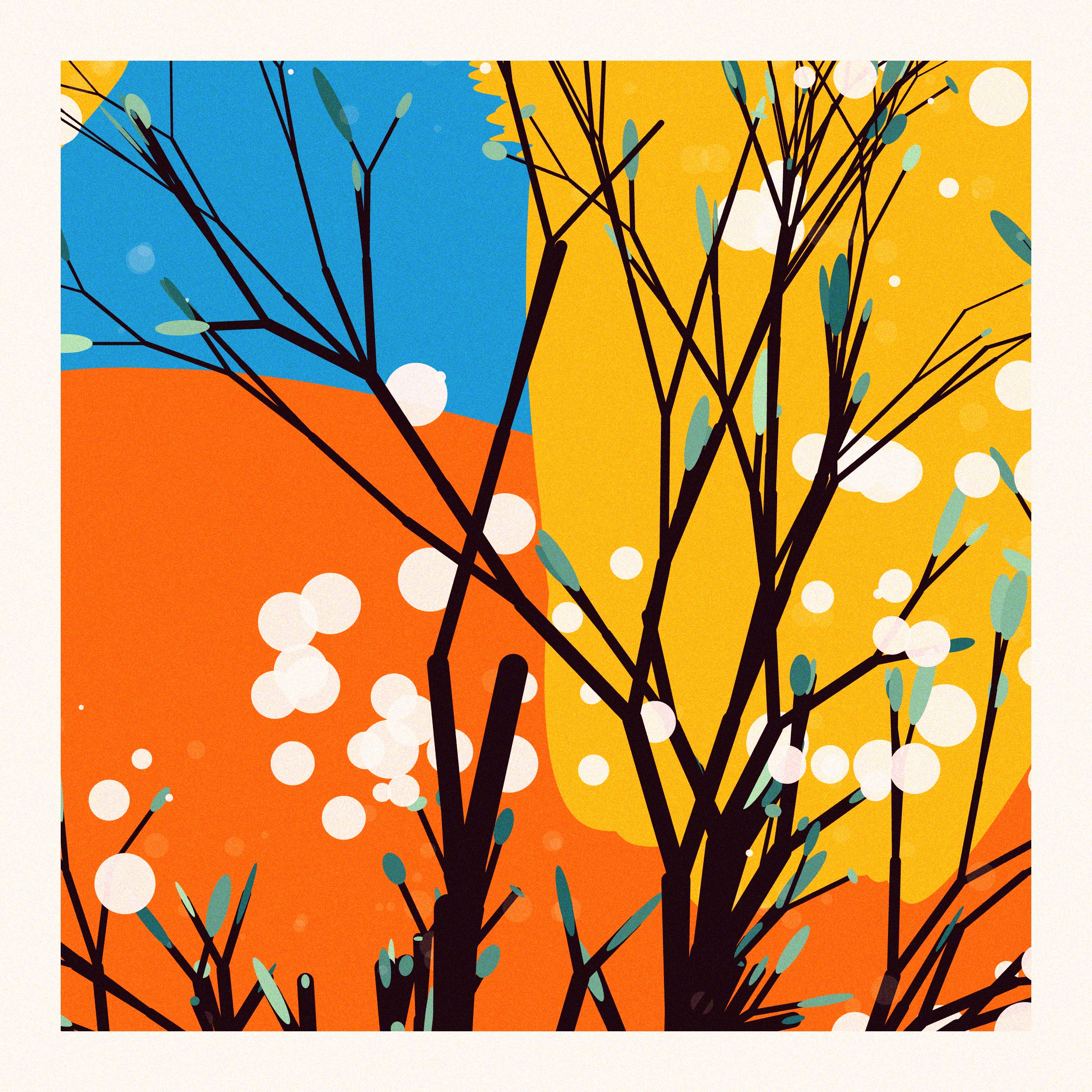 The Blossoms Behind the River