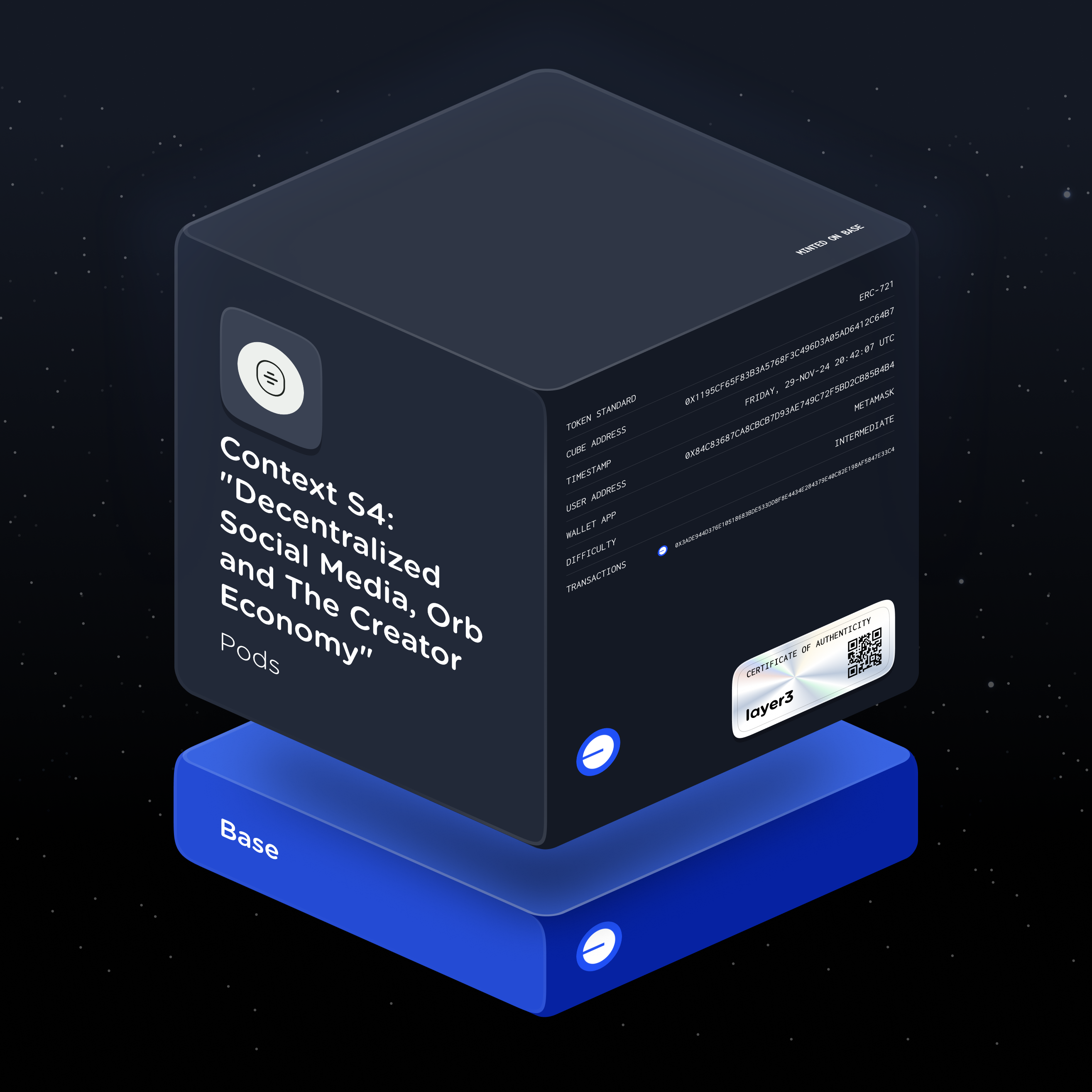 Context S4: "Decentralized Social Media, Orb and The Creator Economy"