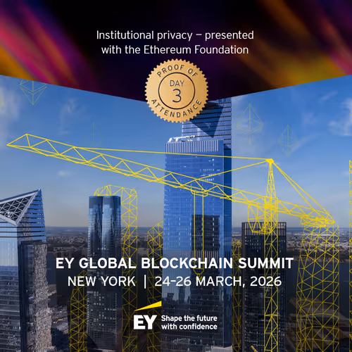 EY Global Blockchain Summit 2026 - Day three
