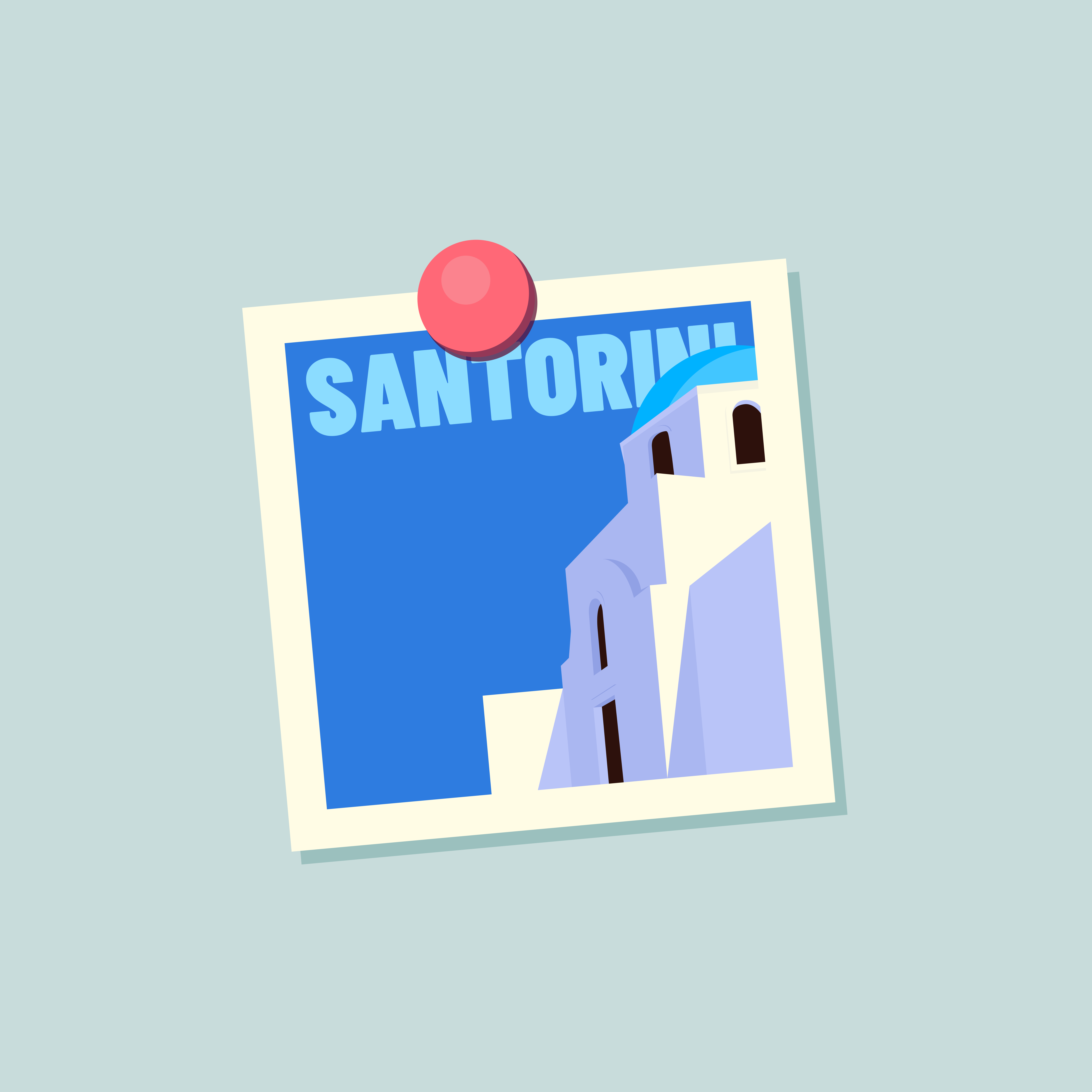 Carte Postale: Santorini