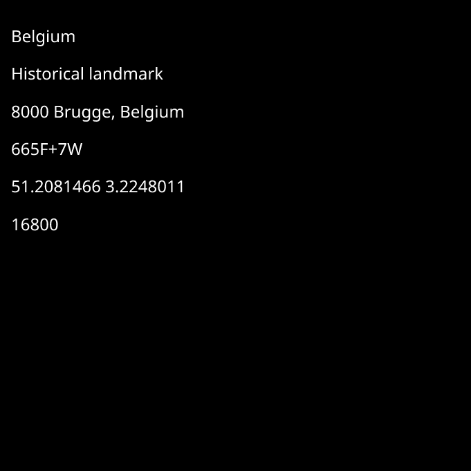 Fan of Belfry of Bruges
