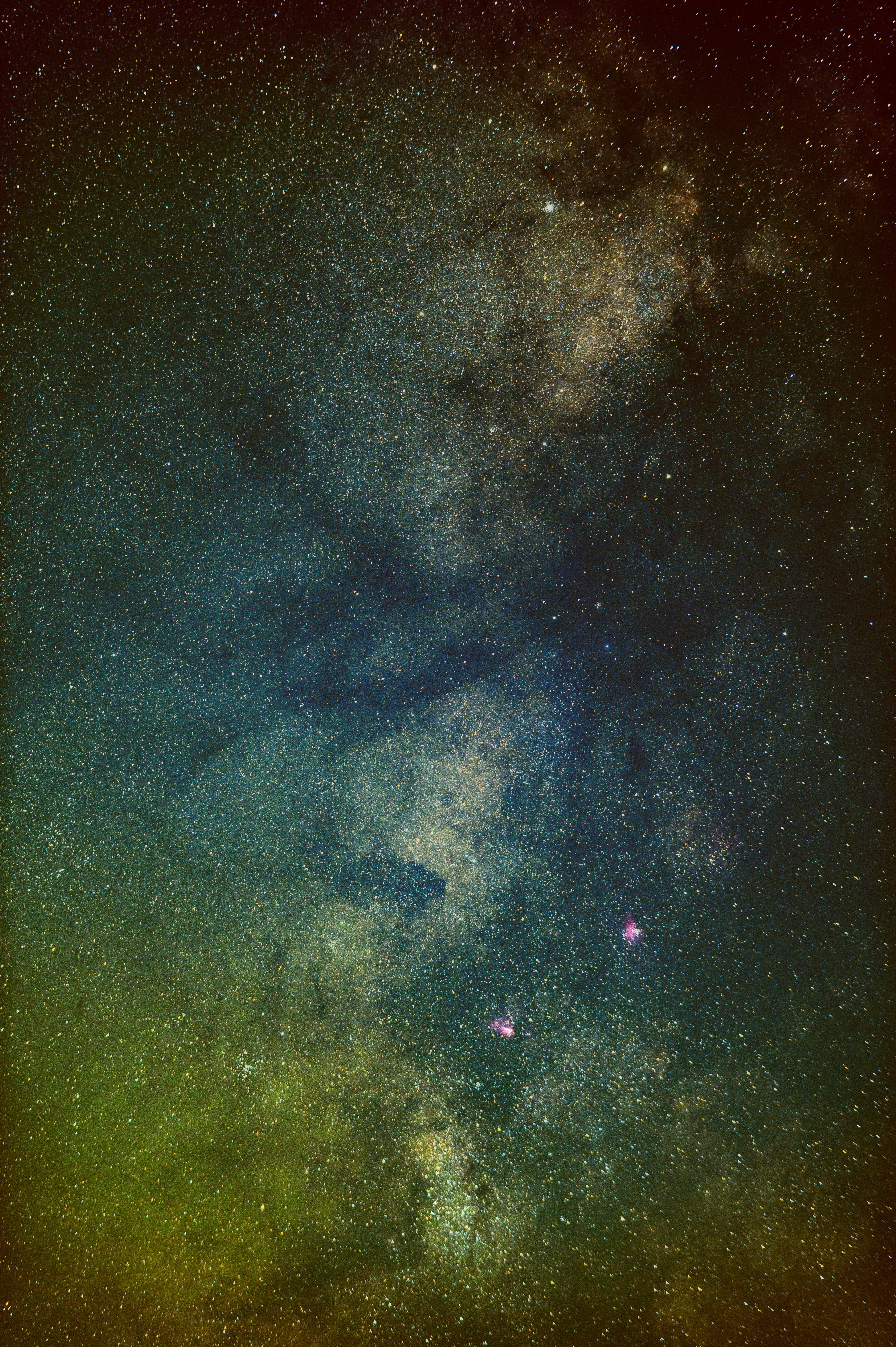 milky way arms n nebulae