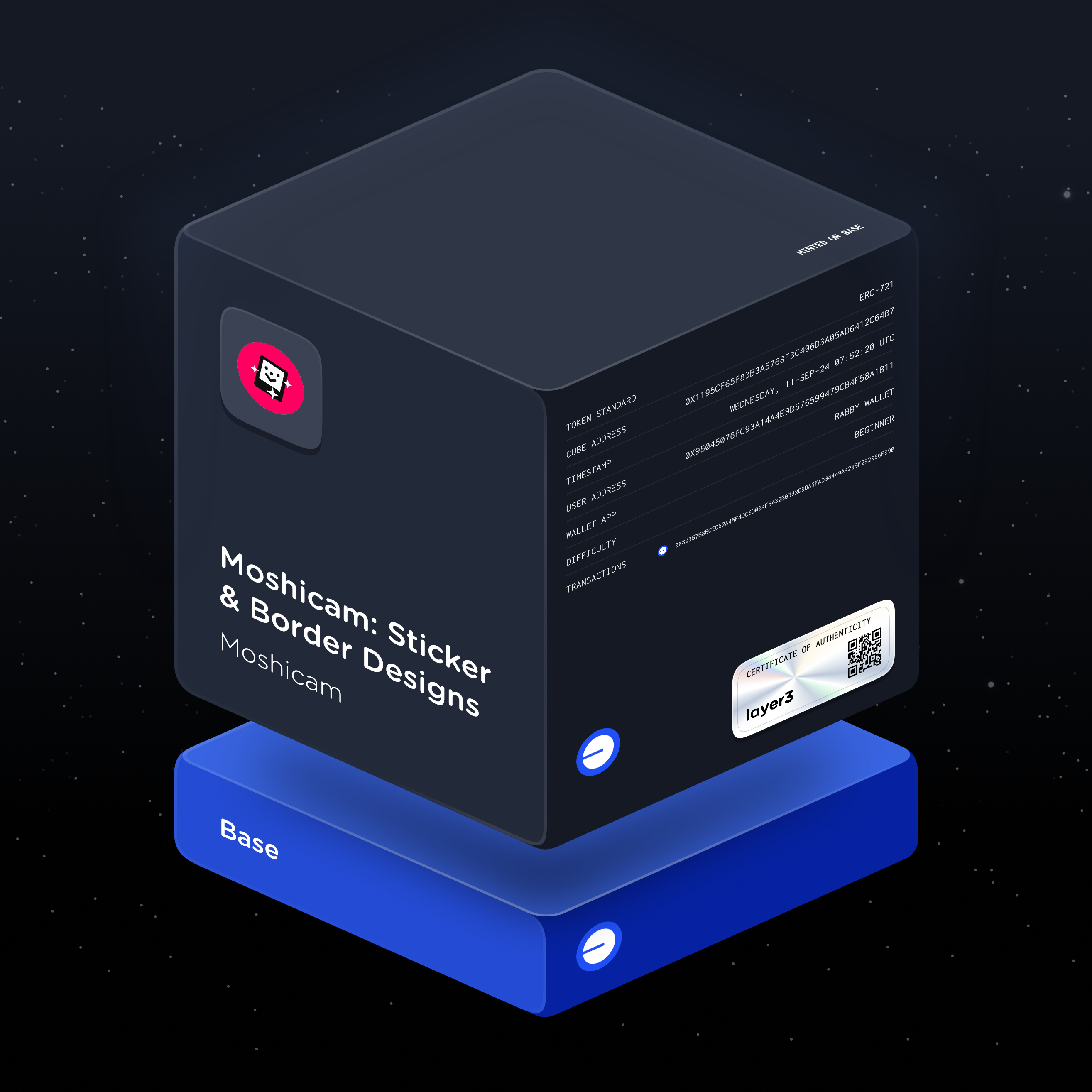 Moshicam: Sticker & Border Designs