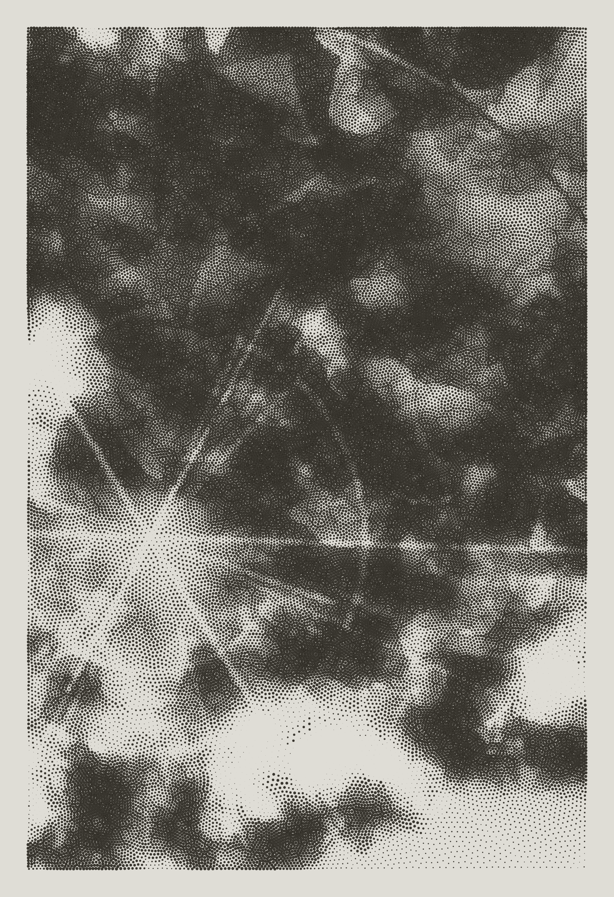 Pointillism Cloud Study, Sept 6, '24