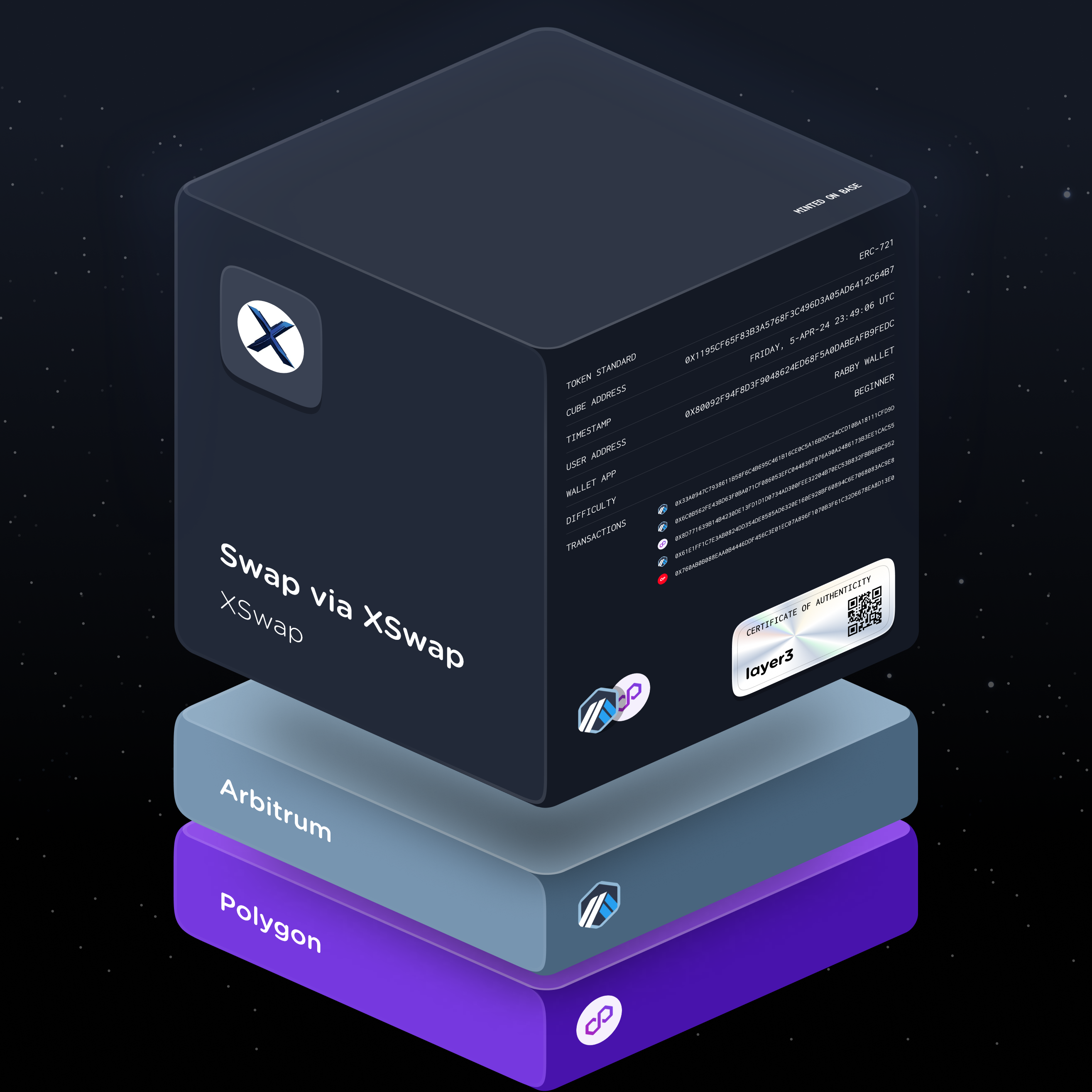 Swap via XSwap