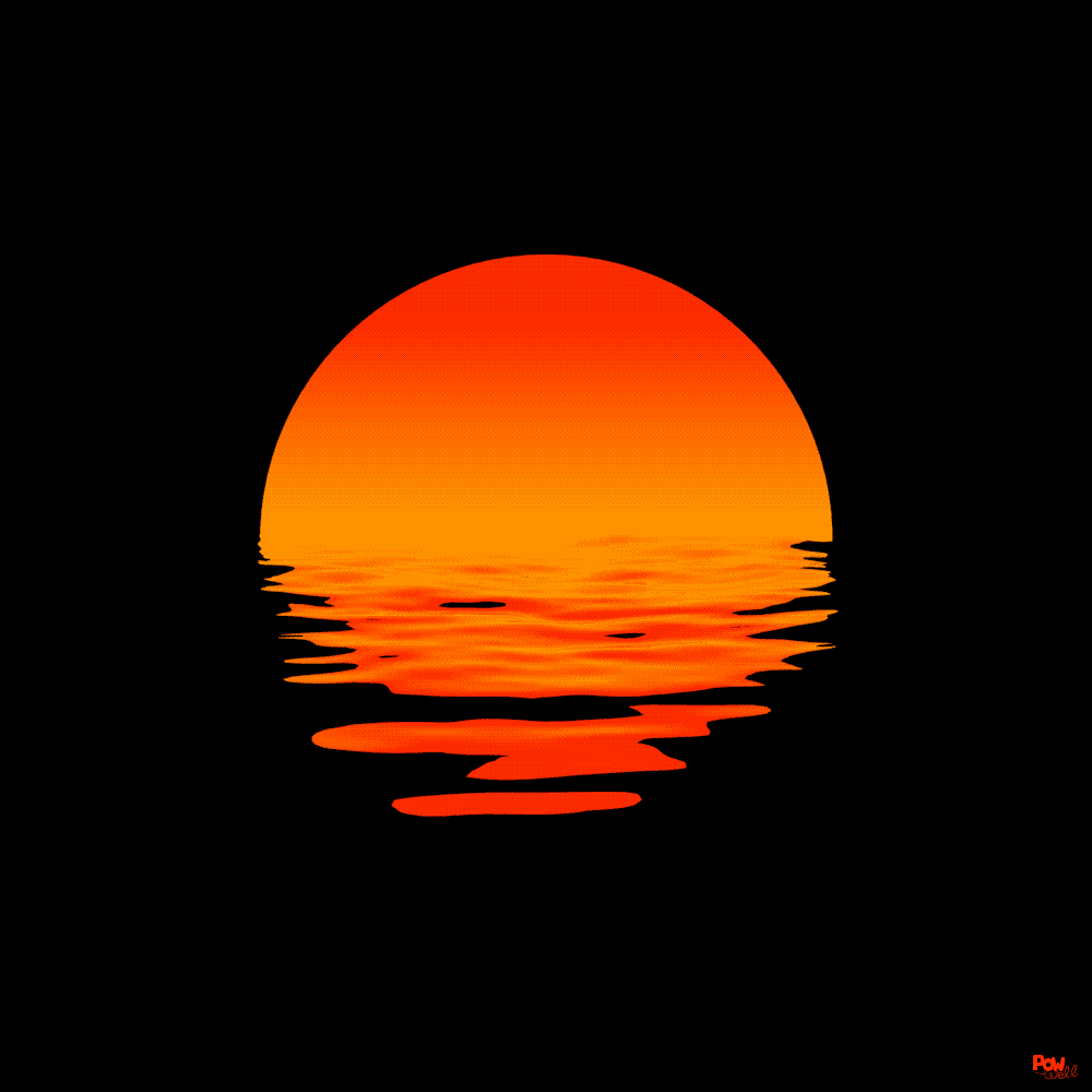The sun sank #1544