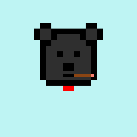 Pixel Bear #16336