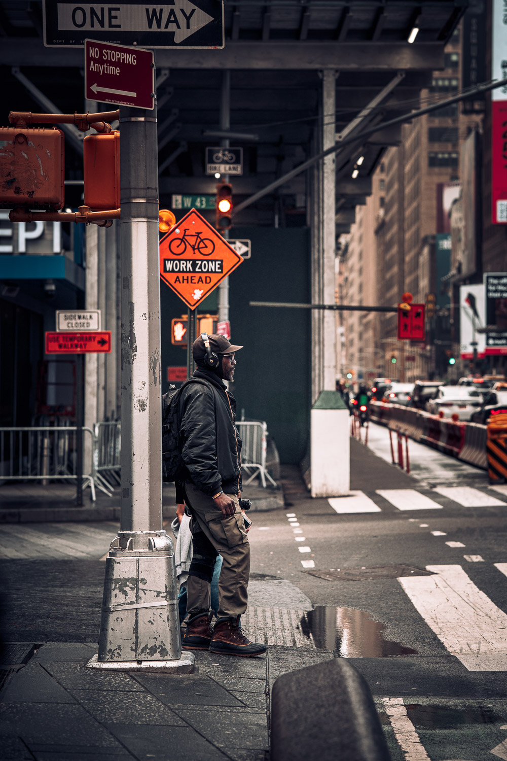 Work zone ahead