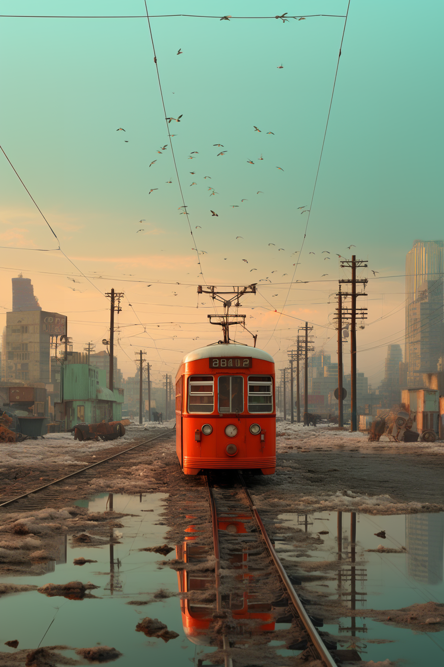 Abandoned tram line, Djibouti City