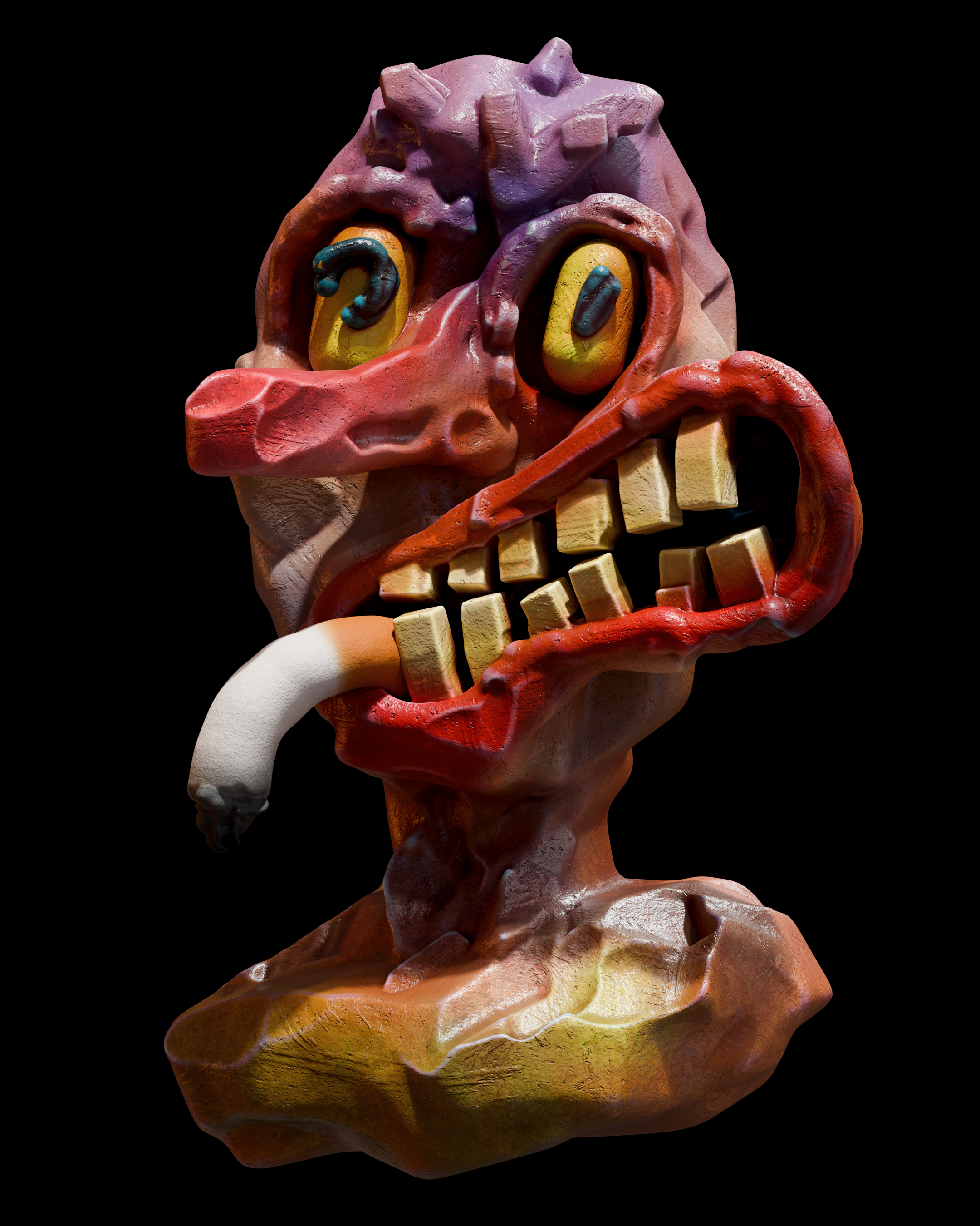 Smoking Head
