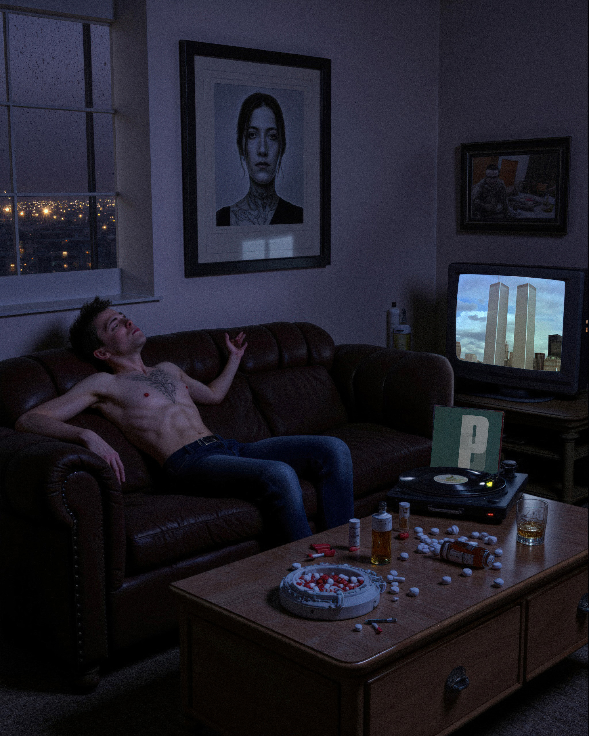 Doing Pills in a London Flat