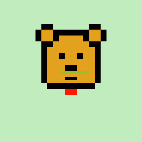 Pixel Bear #21290