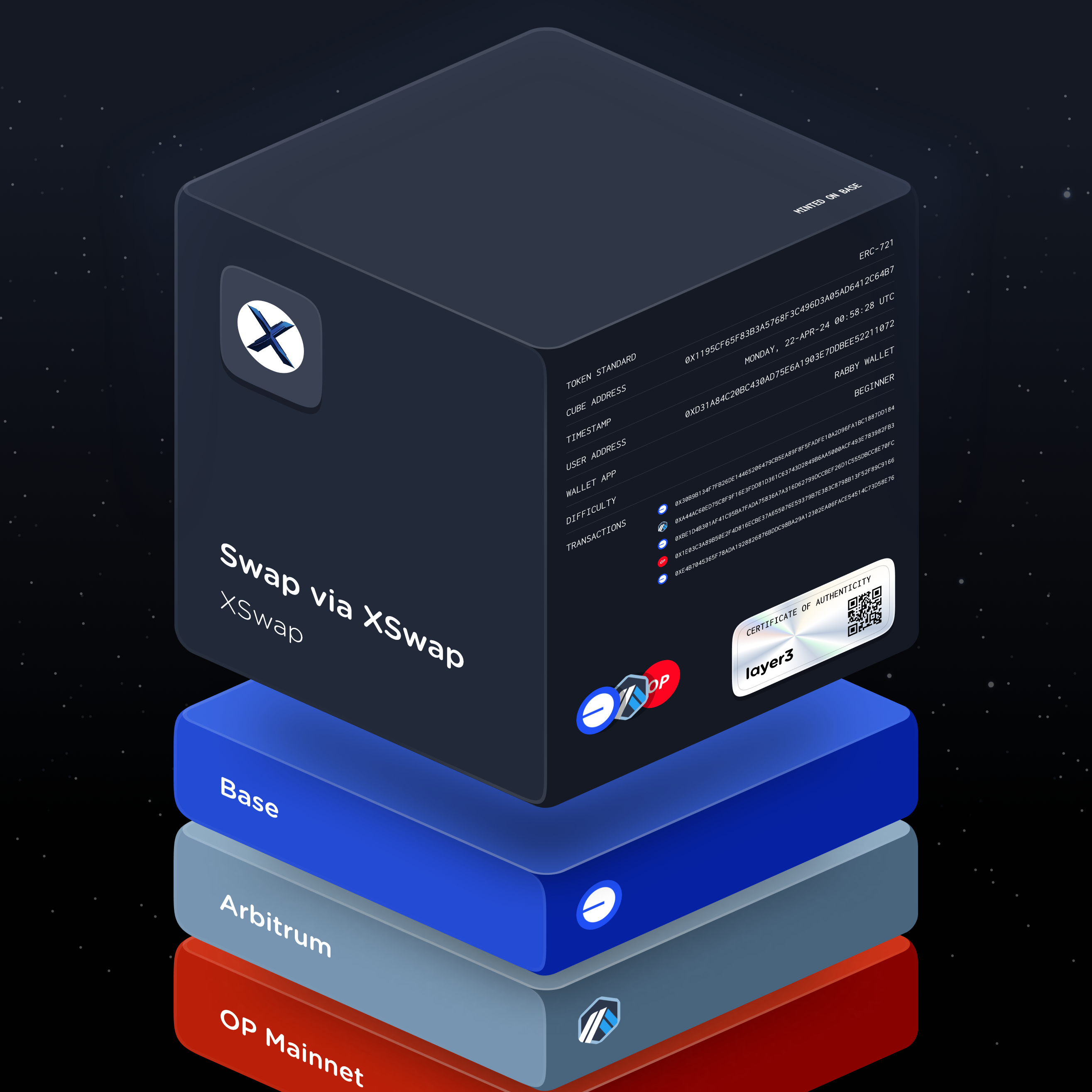 Swap via XSwap