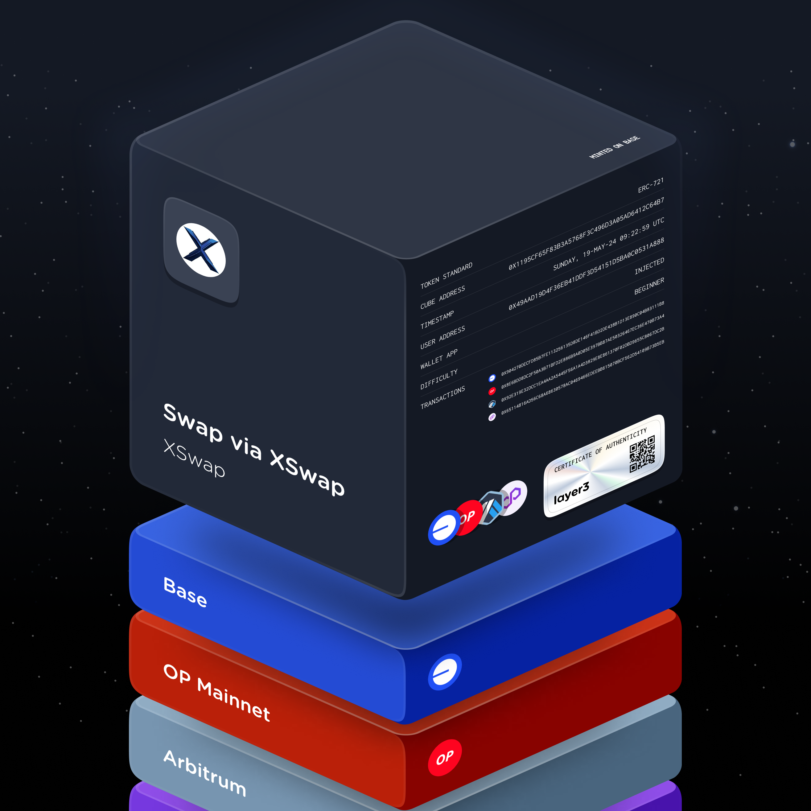 Swap via XSwap