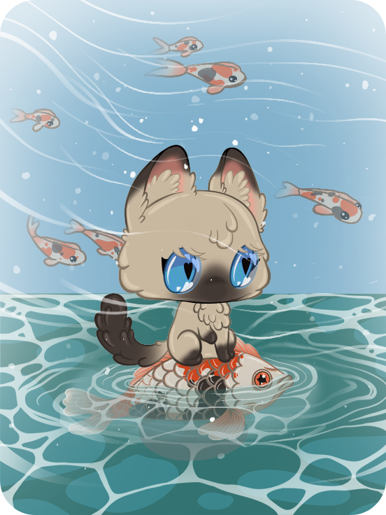 Pastel Koi  #30