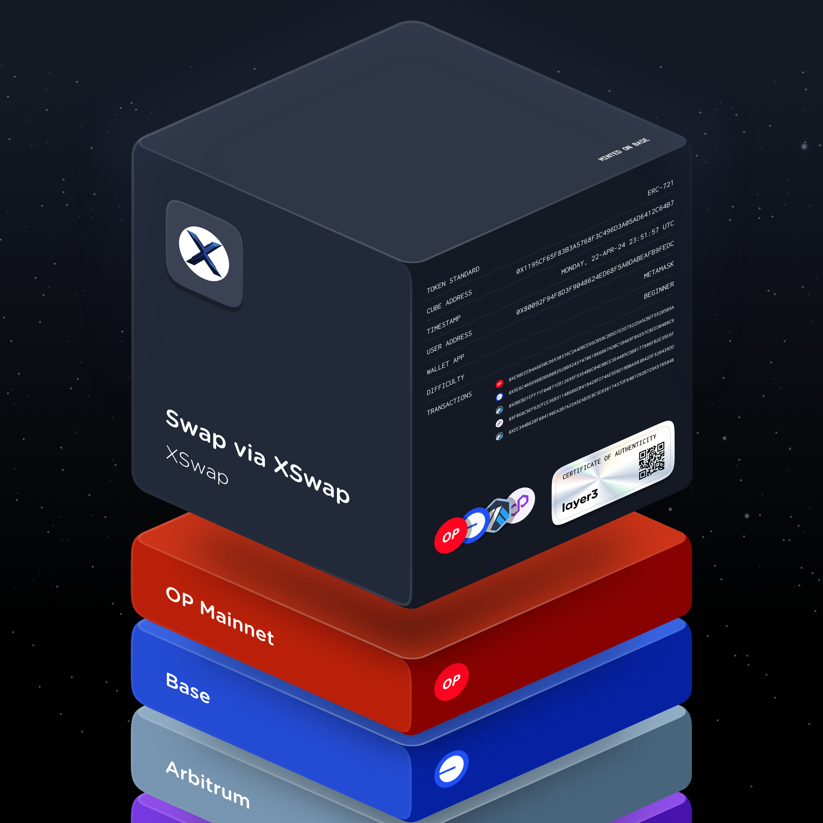 Swap via XSwap