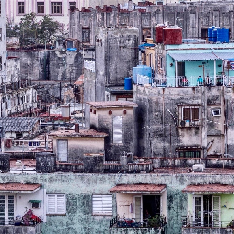 Roofs of Havana, Cuba