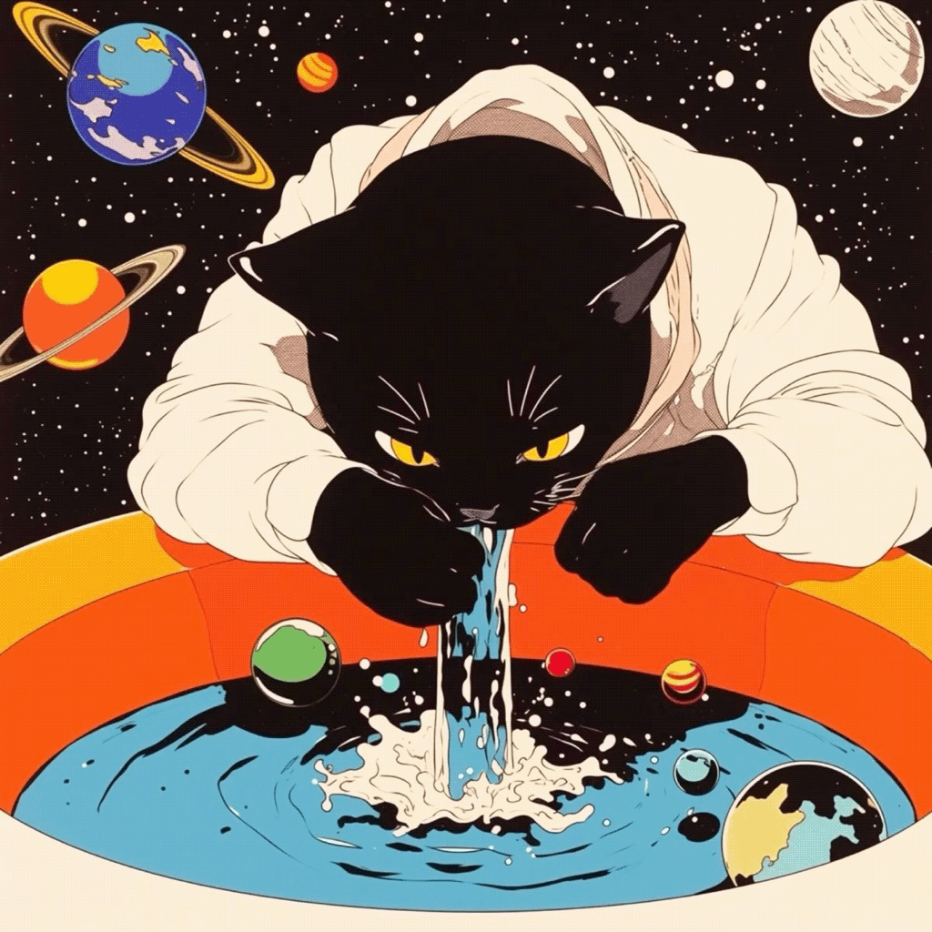 The Cat Who Drank the Universe