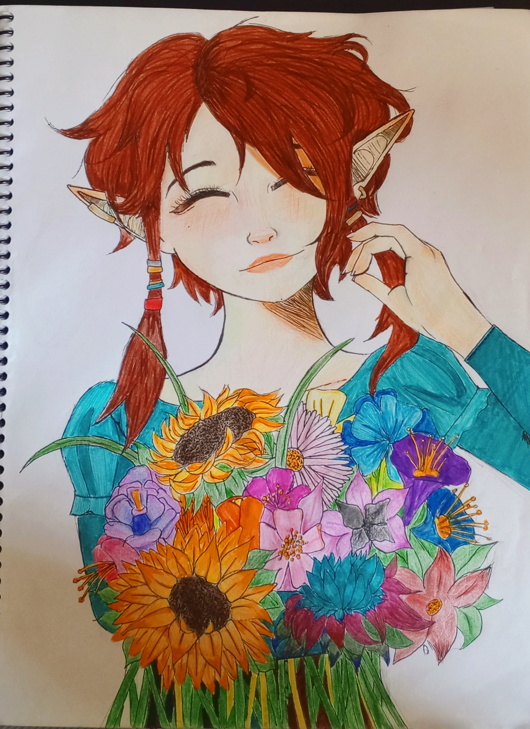 The final touches of “Blooming with you” #4