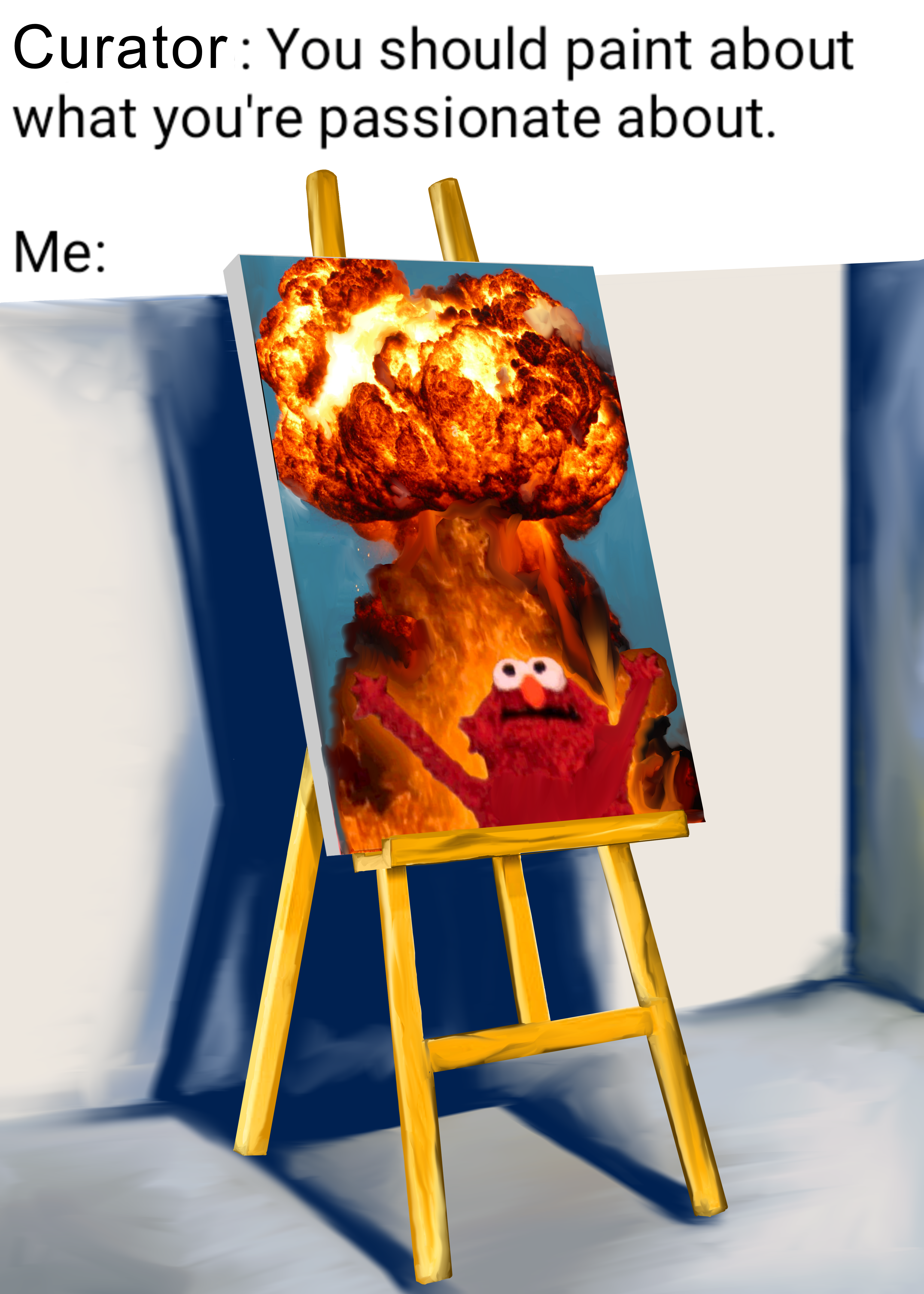 I PAINTED MEME