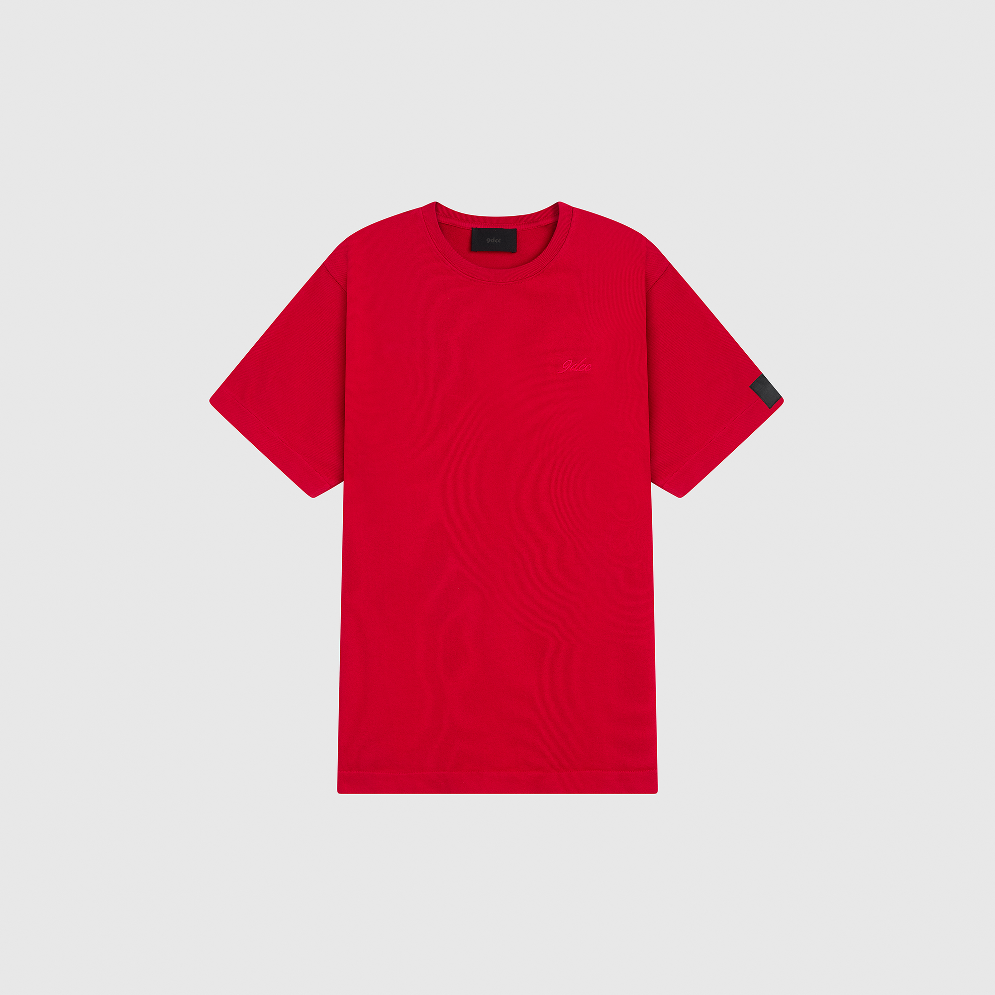 9DCC ESSENTIAL HEAVYWEIGHT TEE IN RUBY #28