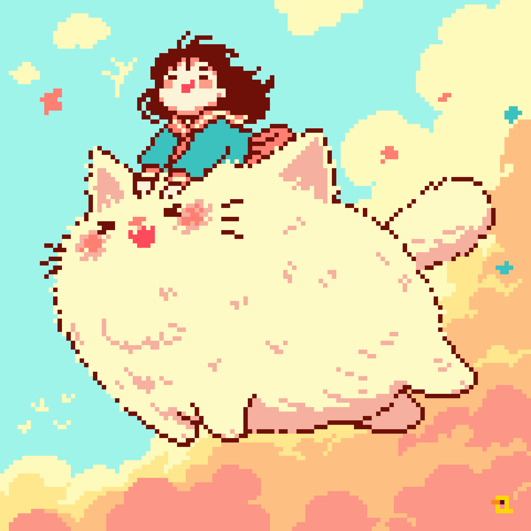 Flying Fluff😻☁️