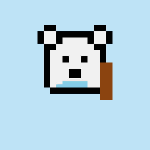 Pixel Bear #77671