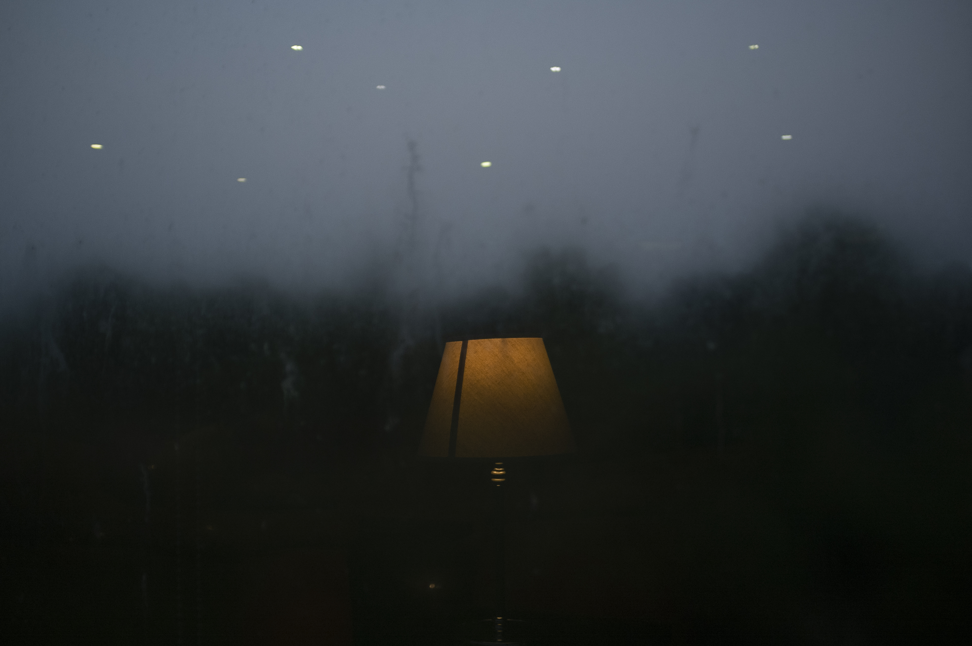 A lonely lamp