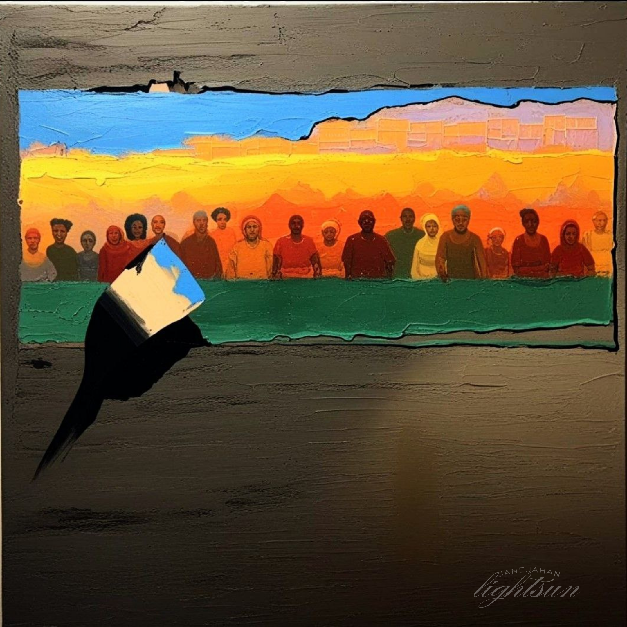 Erase the Borders, See Humanity...!!! #28