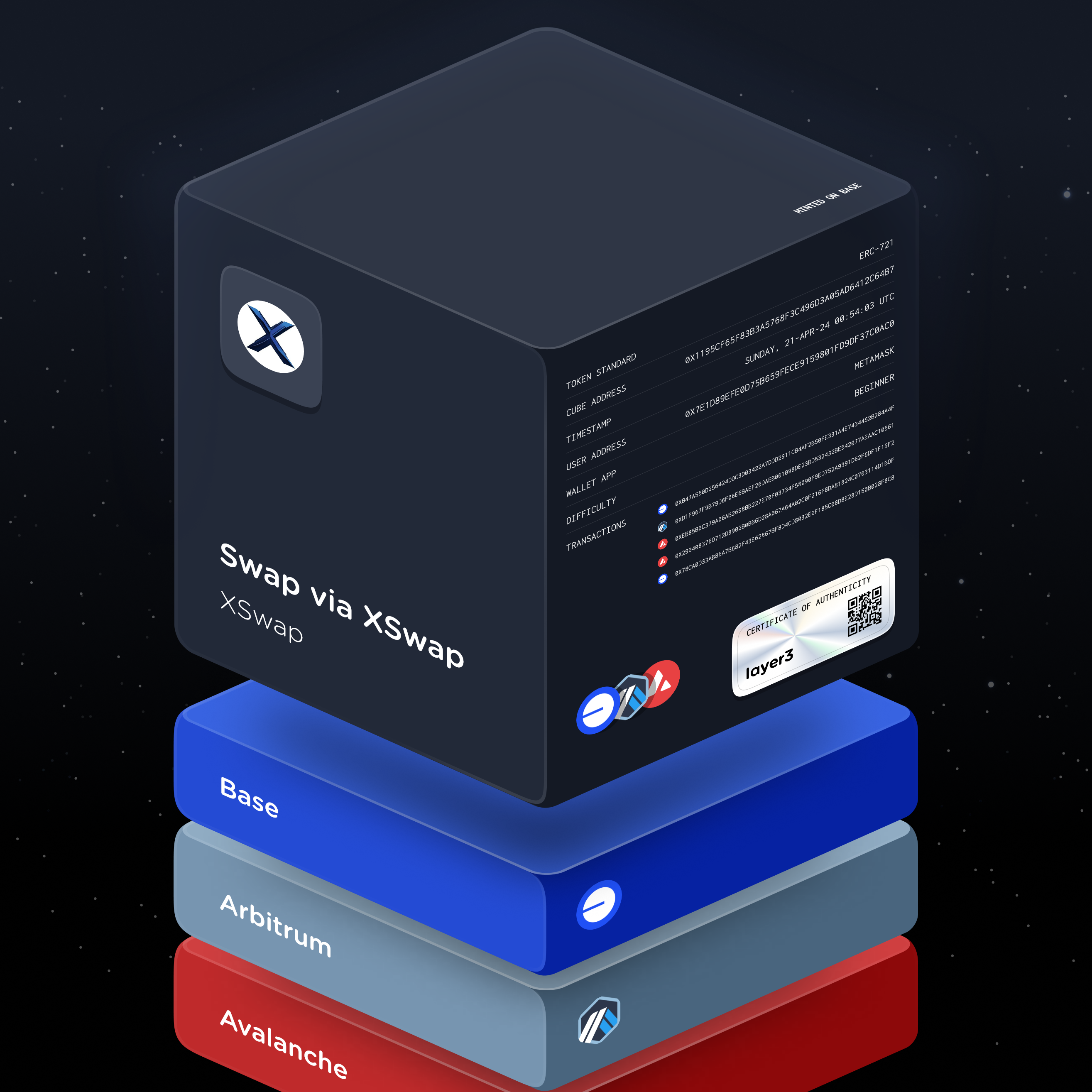 Swap via XSwap
