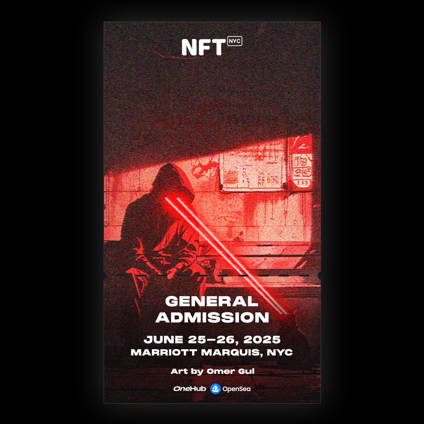 NFT.NYC 2025 - OpenSea Artist Series NFT Ticket #54/100