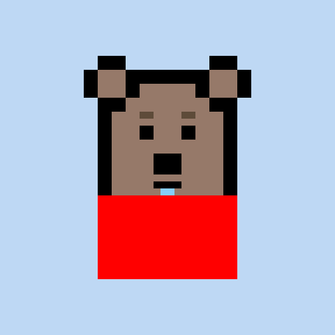 Pixel Bear #44782