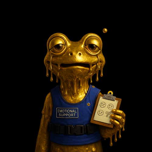 Emotional Support Golden Frog