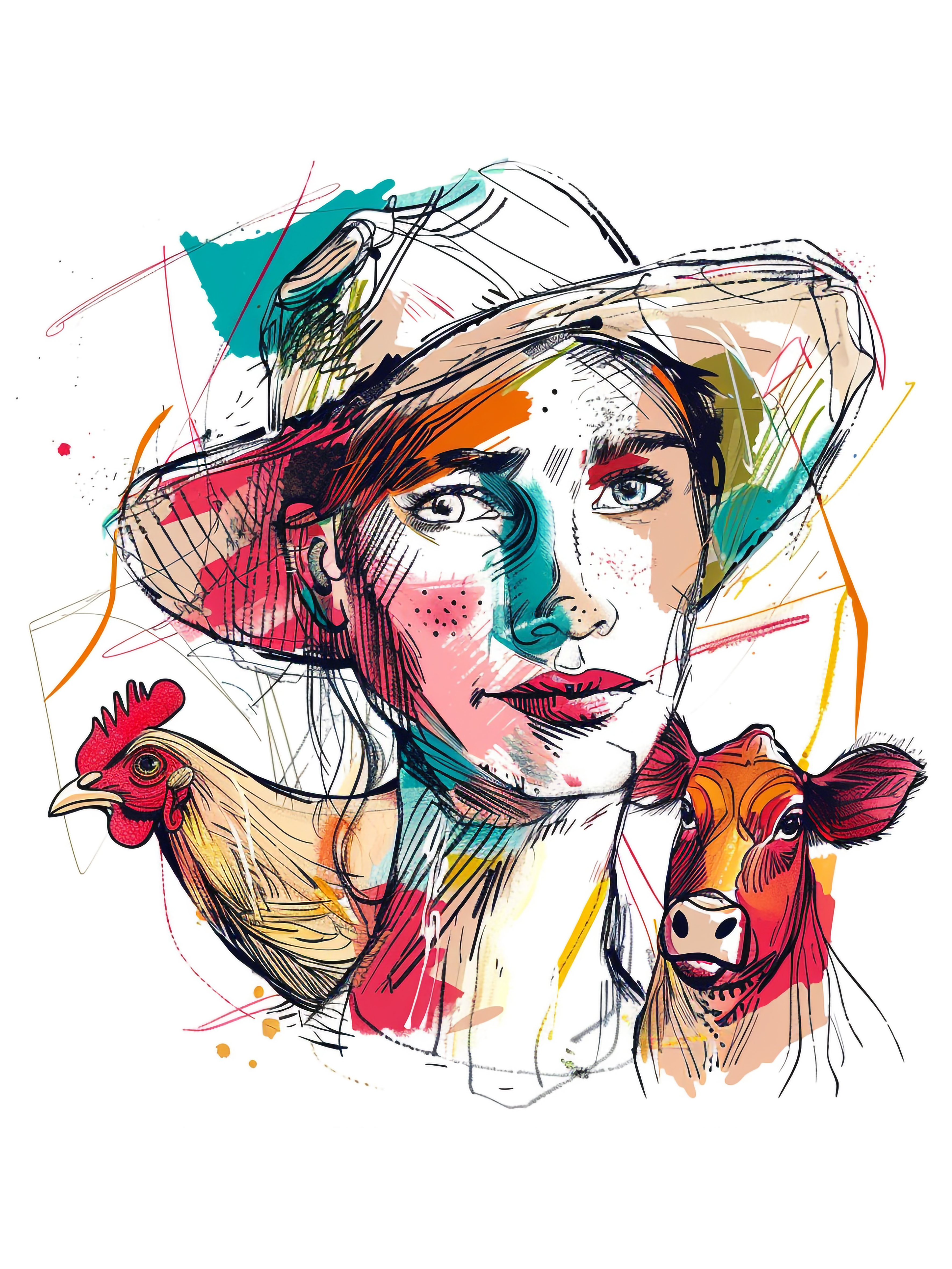 Landlinien Portrait #4