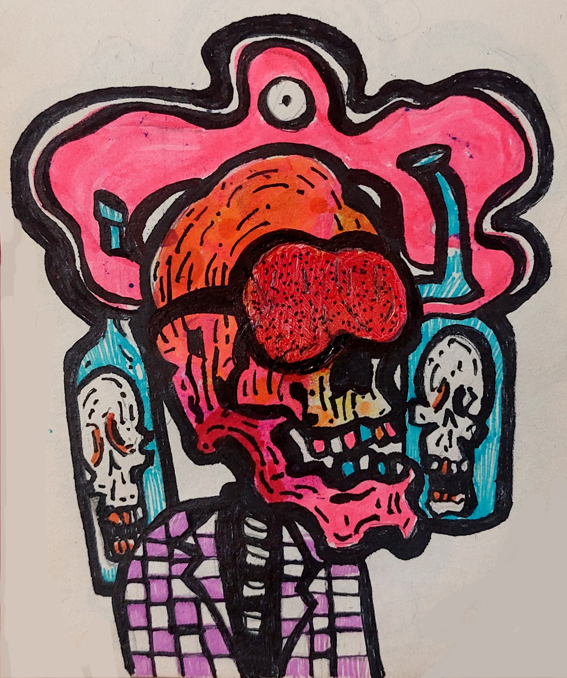 Skulls2 #2 By Mina Ghahremani Ghadar.