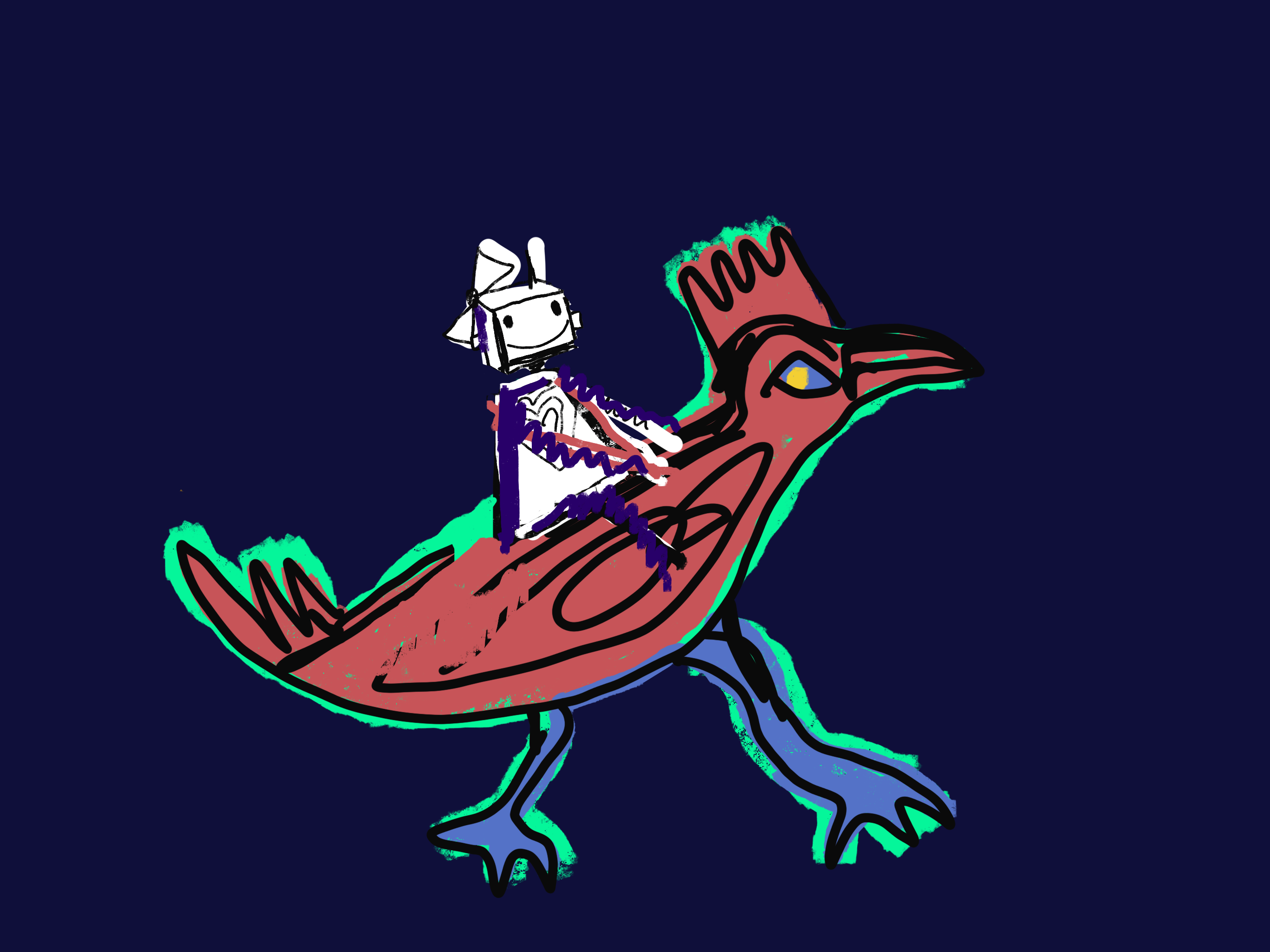 Riding the Road runner #1
